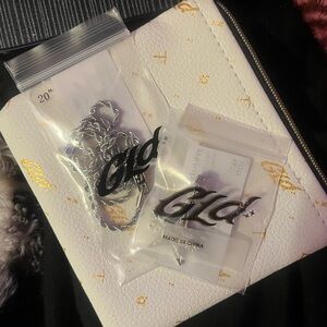 GLD Cowboys NFL Micro Pendant + 2mm Rope Chain (20in) with Labeled Pouch